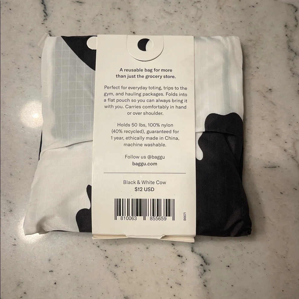 BAGGU Monochrome Reusable Bag - Picture 2 of 2